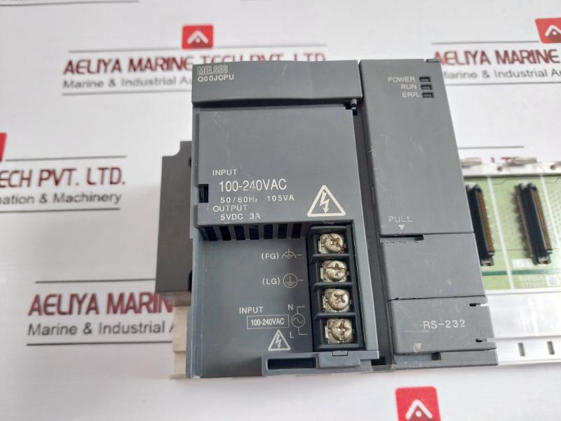 Mitsubishi Electric Q00Jcpu Max 8Kstep Cpu Unit Qy41P Output Module Bd990D999H01