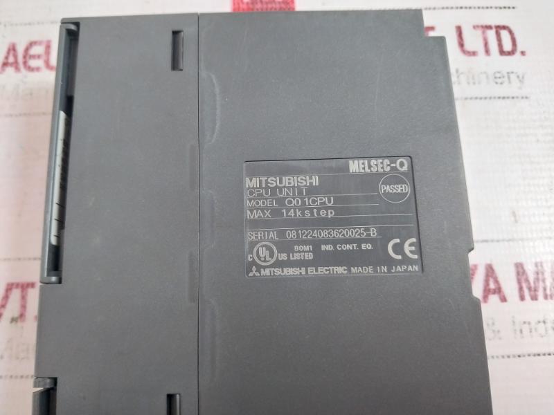 Mitsubishi Electric Q01Cpu Cpu Unit Max 14K Step Bd990D999H01