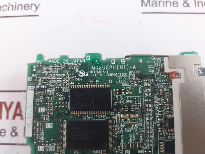 Mitsubishi Electric Q02Ucpu (N1)-a Cpu Programmable Logic Controller Pcb Module Tpb-sa.V0