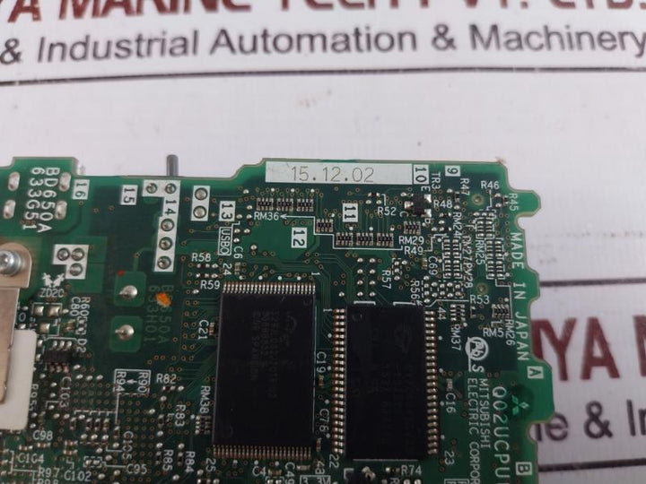 Mitsubishi Electric Q02Ucpu (N1)-a Cpu Programmable Logic Controller Pcb Module Tpb-sa.V0