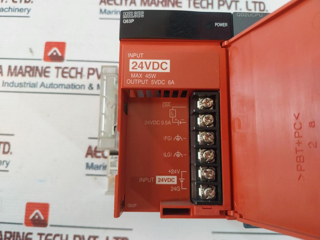 Mitsubishi Electric Q63P, Q02Ucpu, Qx42, Qy42P Power Supply Unit With Cpu Unit