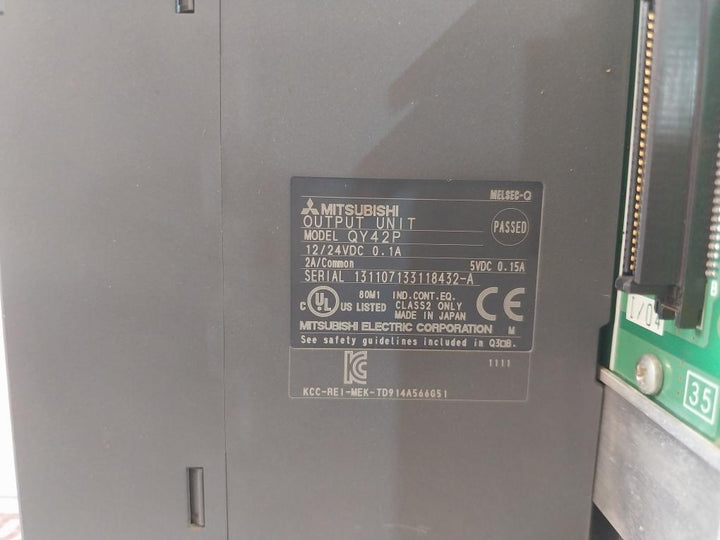 Mitsubishi Electric Q63P, Q02Ucpu, Qx42, Qy42P Power Supply Unit With Cpu Unit