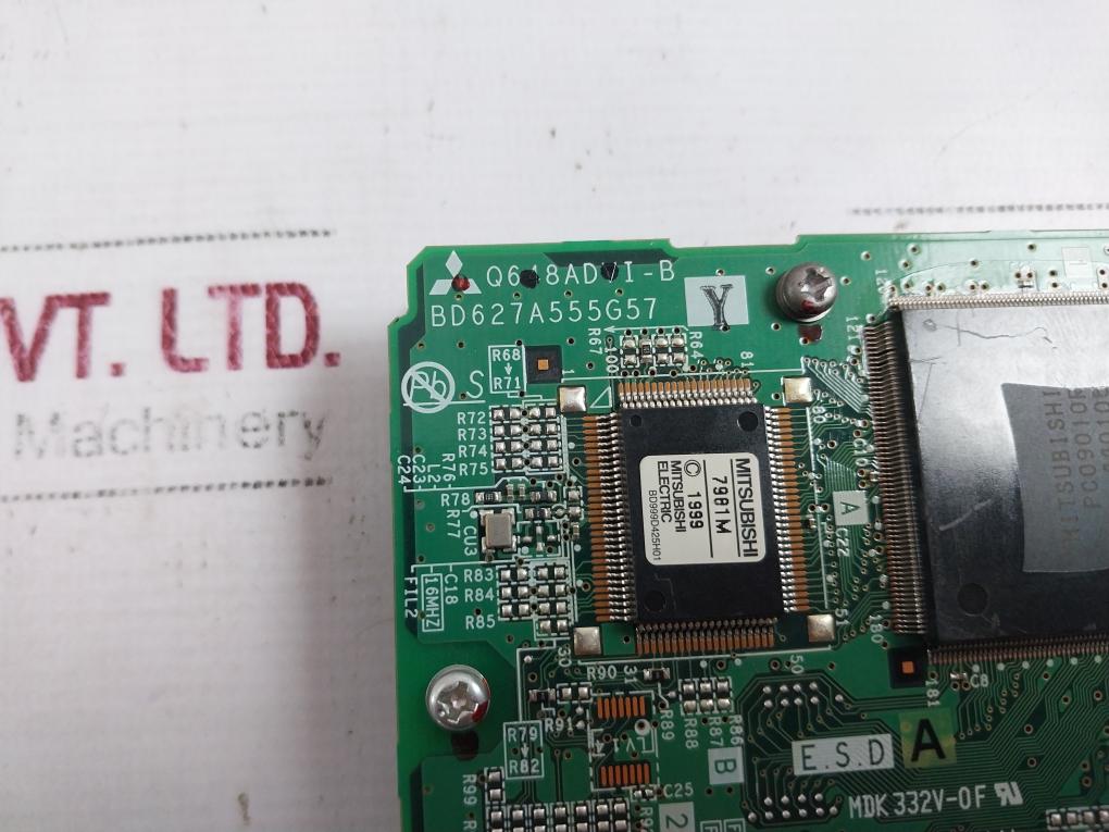 Mitsubishi Electric Q648Advi-b Pc Board Module Mdk 332V-0F