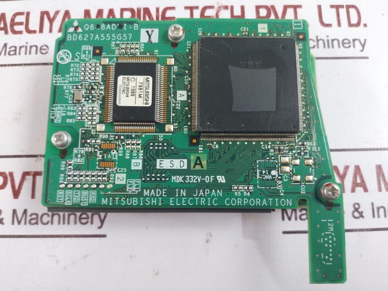 Mitsubishi Electric Q68Adi-b Analog-digital Converter Pcb Module Mdk 332V-0F