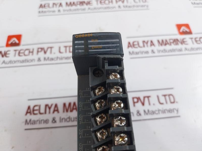 Mitsubishi Electric Q68Adi Melsec-q Analog To Digital Conversion Unit, 0~20Ma 15Vdc 30Ma