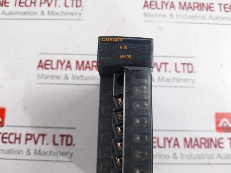 Mitsubishi Electric Q68adv Analog To Digital Conversion Unit, 15vdc 30ma