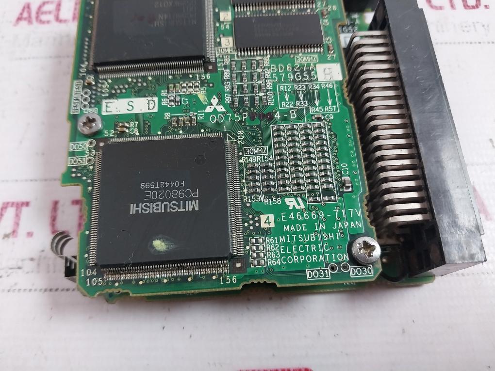 Mitsubishi Electric Qd75p4-b Melsec-q Series Plc Pcb E46669-717v
