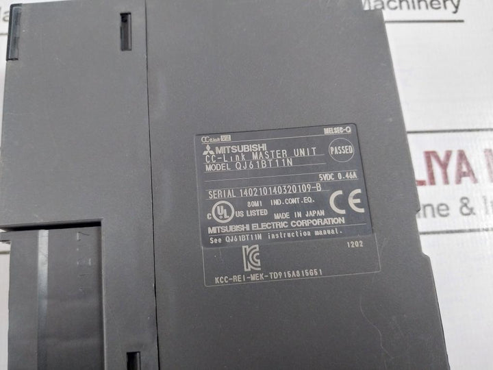 Mitsubishi Electric Qj61Bt11N Cc-link Master Unit 5Vdc 0.46A