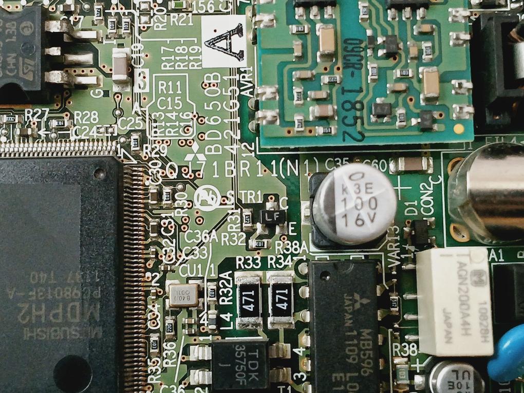 Mitsubishi Electric Qj71Br11 (N1) Pcb For Plc Q-series Melsecnet 10/H Master/Slave Unit