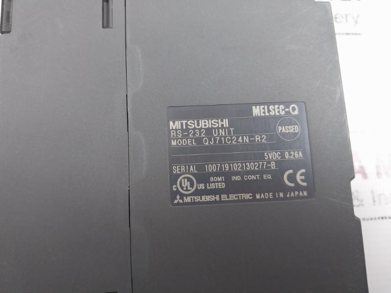 Mitsubishi Electric Qj71C24N-r2 Plc Q Series Serial Communication Module