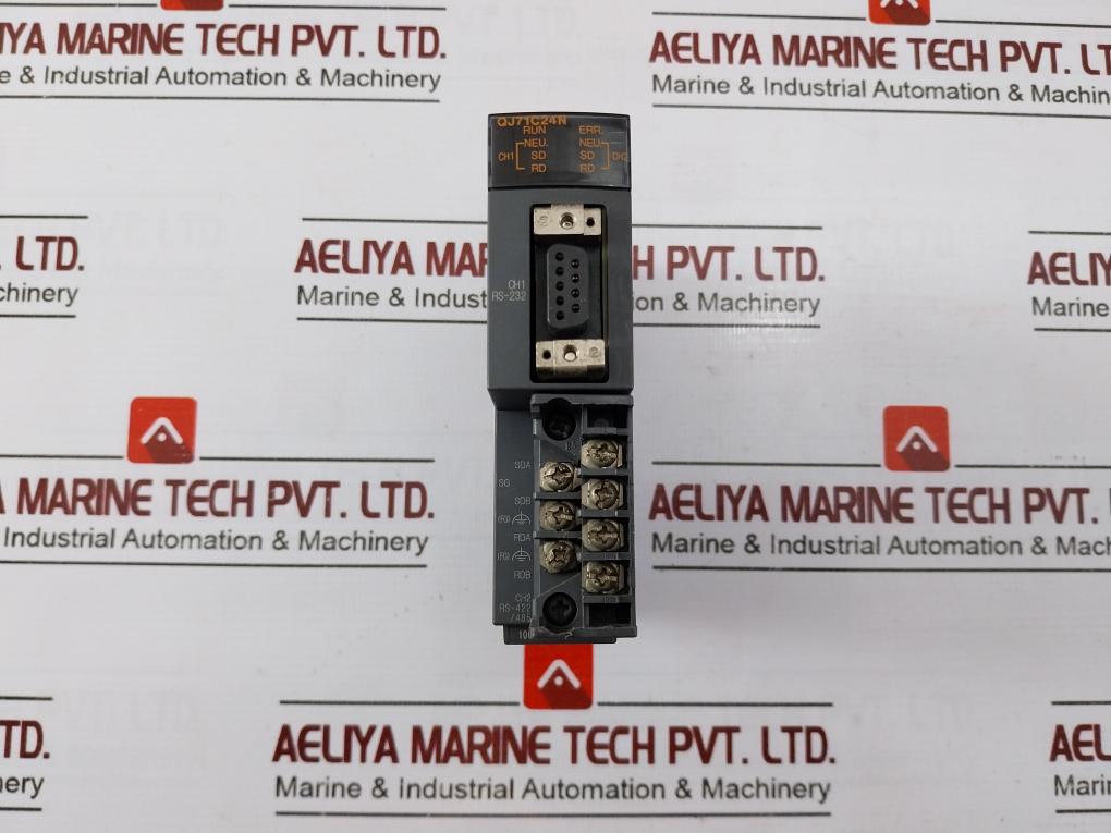 Mitsubishi Electric Qj71C24N Melsec-q Interface Module Rs-232/Rs-422/485 5V Dc