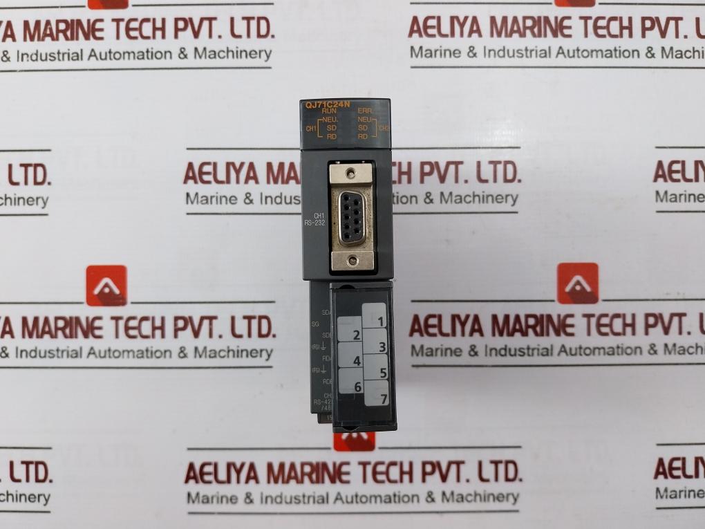 Mitsubishi Electric Qj71C24N Serial Communication Module Plc Q Series