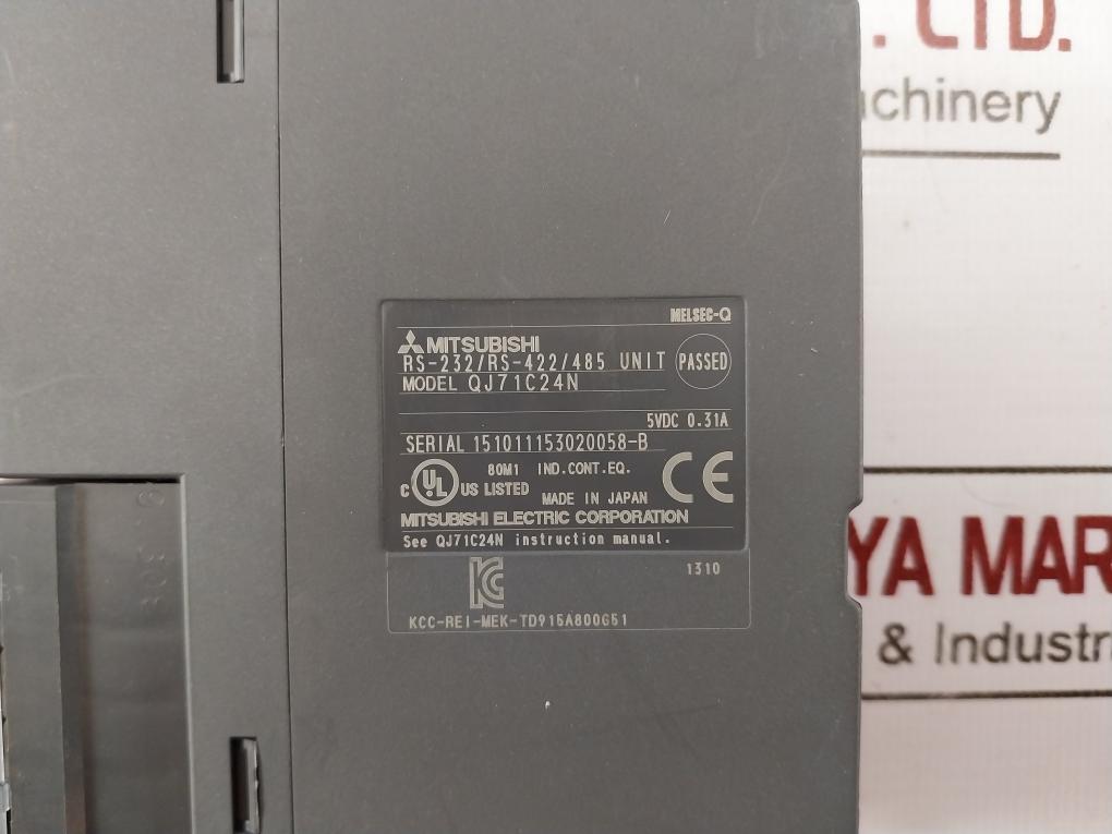 Mitsubishi Electric Qj71C24N Serial Communication Module Plc Q Series
