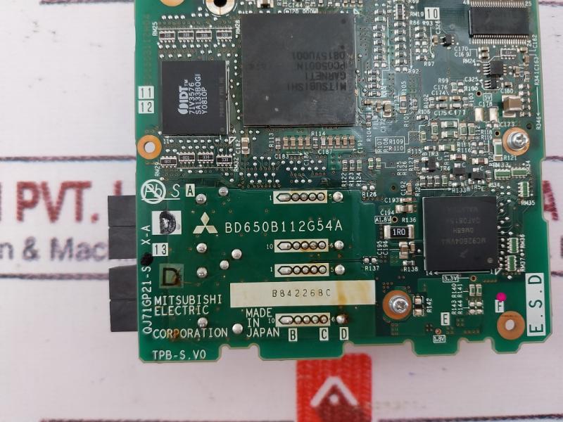 Mitsubishi Electric Qj71Gp21-sx-a Cc-link Ie Controller Network Module Pcb