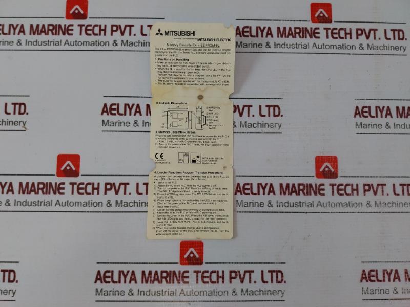 Mitsubishi Electric Qj71Mb91 Fx1N-eeprom-8L Mhl-s-220-d Memory Card