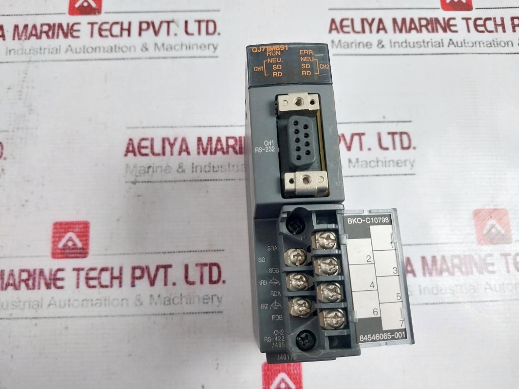 Mitsubishi Electric Qj71mb91 Plc Q Series Serial Modbus Communication Module