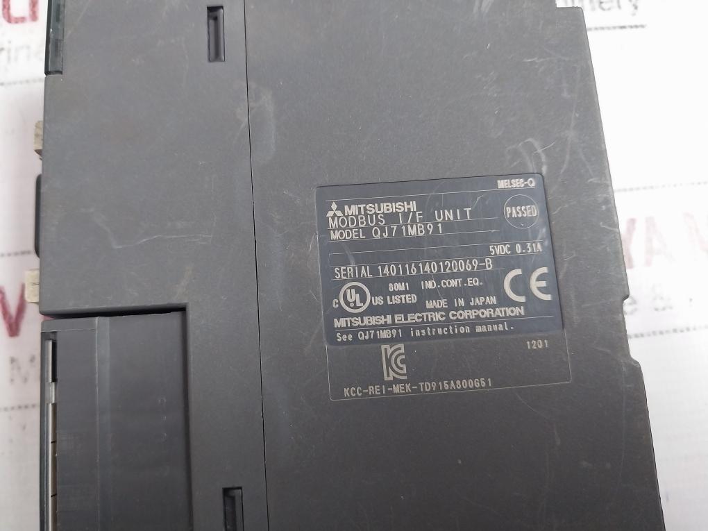 Mitsubishi Electric Qj71mb91 Plc Q Series Serial Modbus Communication Module