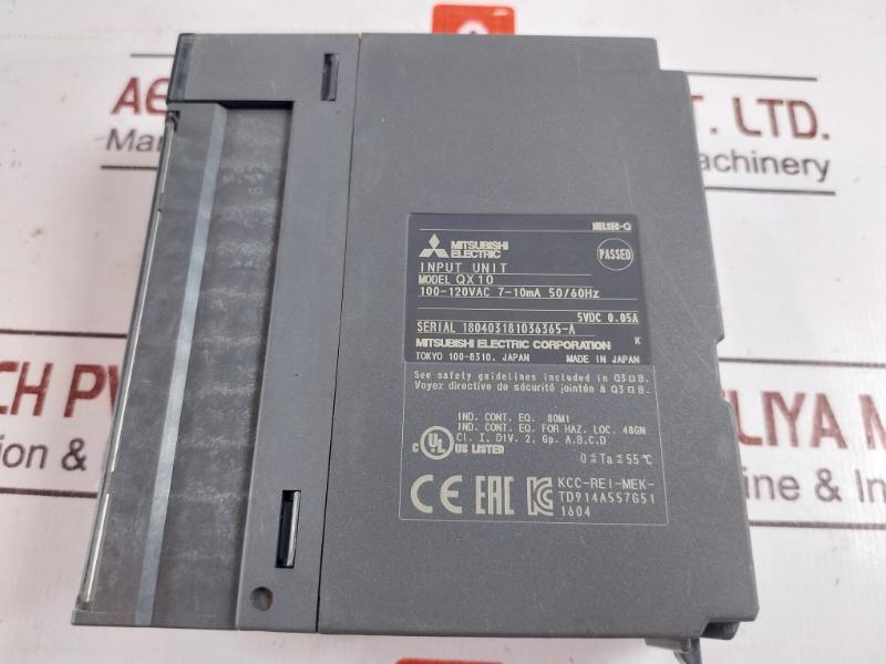 Mitsubishi Electric Qx10 Melsec-q Plc Input Module 100-120Vac 7-10Ma 50/60Hz