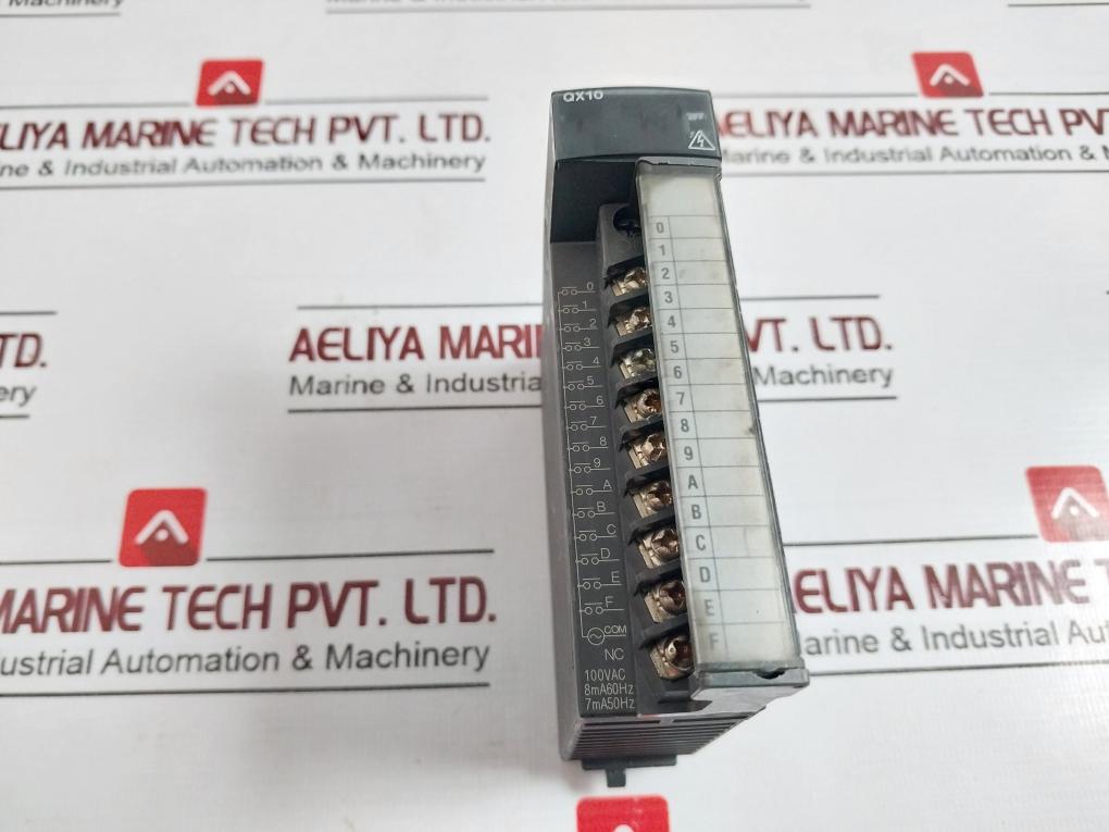 Mitsubishi Electric Qx10 Melsec-q Plc Input Module 100-120Vac 7-10Ma 5Vdc 0.05A