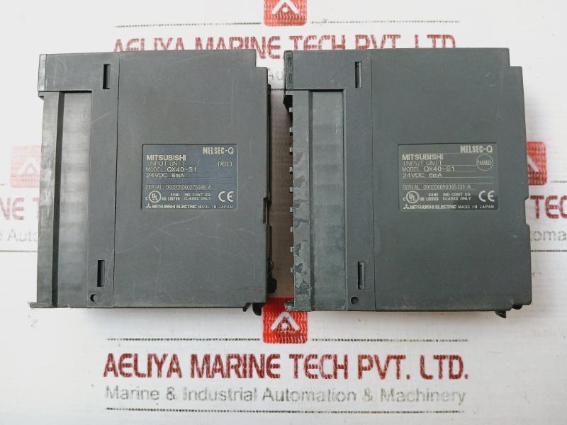 Mitsubishi Electric Qx40-s1 Melsec-q Plc Input Unit 24Vdc 6Ma