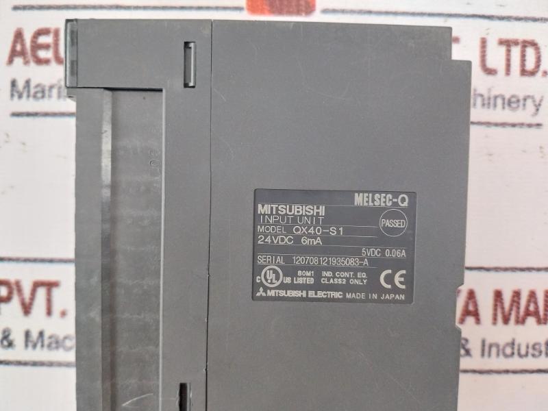 Mitsubishi Electric Melsec-q Qx40-s1 Plc Q Series Input Module 24 Vdc
