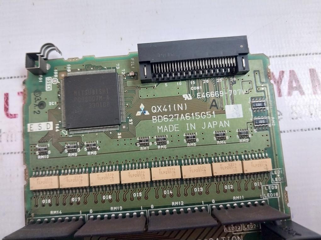 Mitsubishi Electric Qx41 (N) Digital Input Module Bd627a615g51, E46669-707v