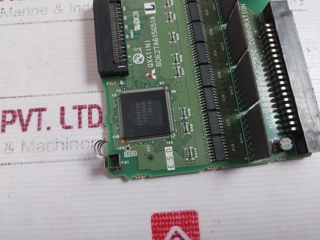 Mitsubishi Electric Qx41 ( N ) Digital Input Module Pc Board Bd627A615G51A