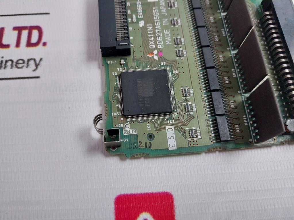 Mitsubishi Electric Qx41 (N) Digital Input Module Pc Card Bd627A615H01