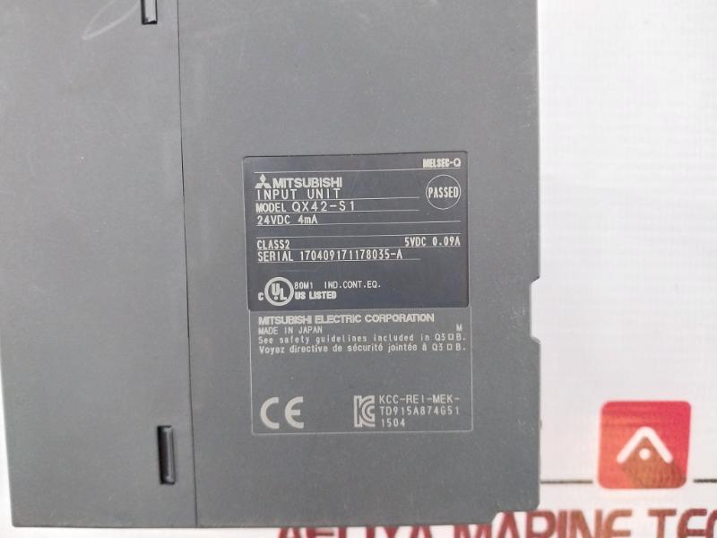 Mitsubishi Electric Qx42-s1 Melsec-q Series Plc Input Unit 24Vdc 4Ma Class 2