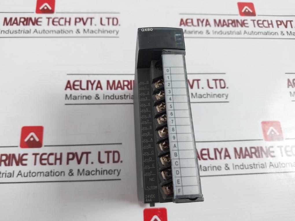 Mitsubishi Electric Qx80 Melsec-q Input Unit 24Vdc 4Ma 5Vdc 0.05A Class 2