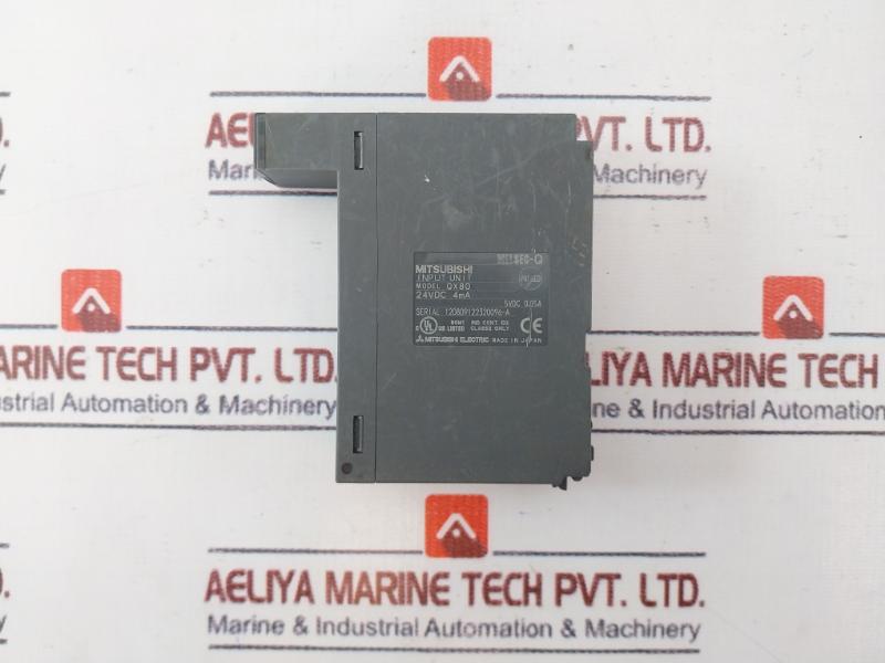 Mitsubishi Electric Qx80 Plc Q Series Input Module Screw Terminal Block 24Vdc 4Ma