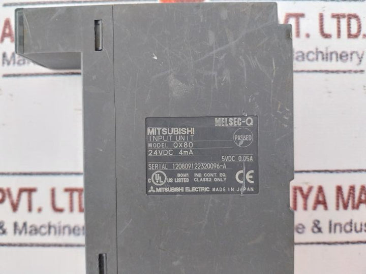 Mitsubishi Electric Qx80 Plc Q Series Input Module Screw Terminal Block 24Vdc 4Ma