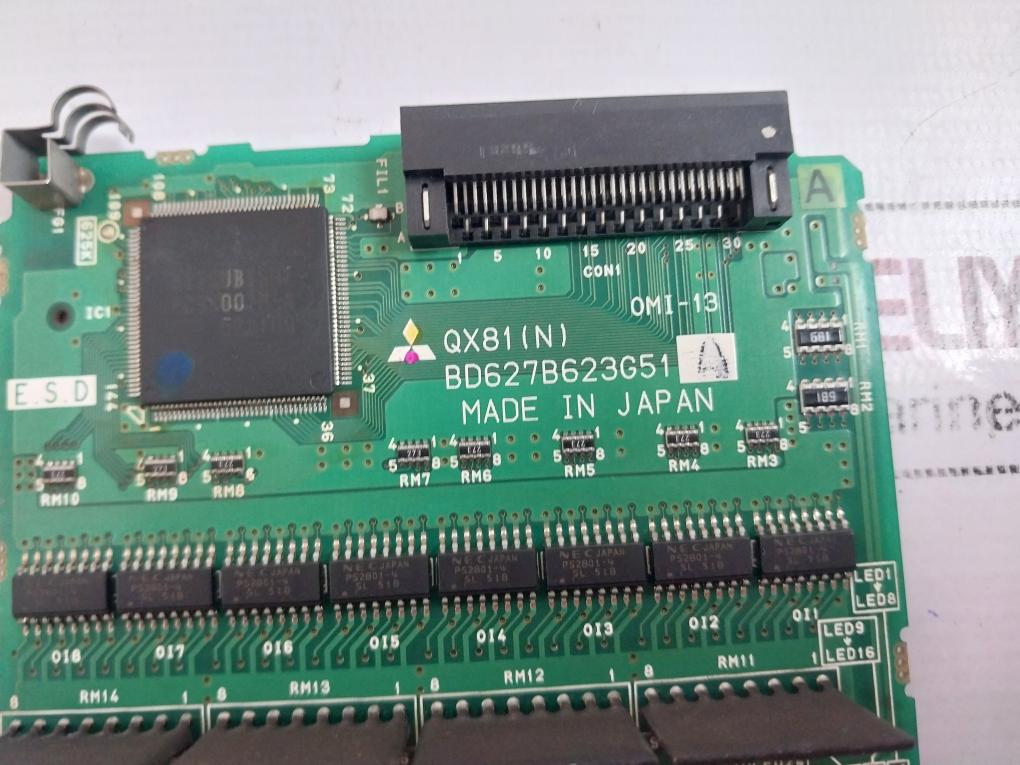 Mitsubishi Electric Qx81 (N) Pcb For Plc Q Series Input Module Bd627B623G51