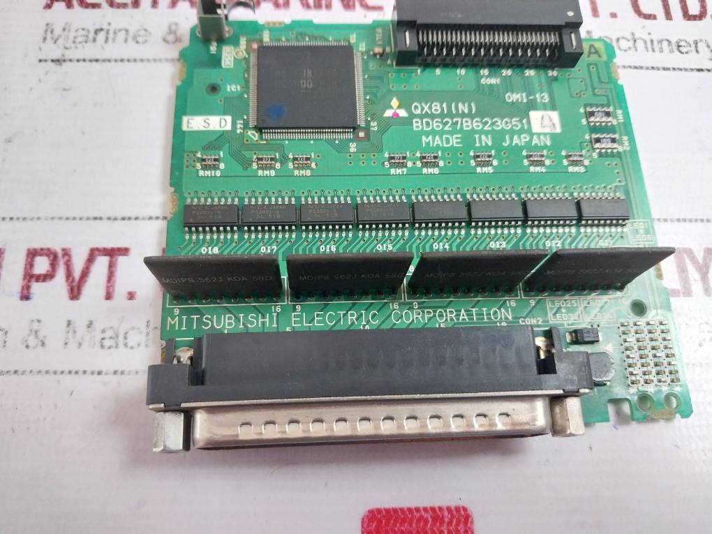 Mitsubishi Electric Qx81 (N) Pcb For Plc Q Series Input Module Bd627B623G51