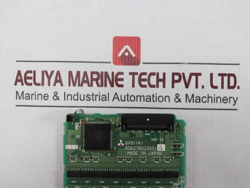 Mitsubishi Electric Qx81 (N) Plc Input Pcb Module Omi-13 Bd627B623G51 A