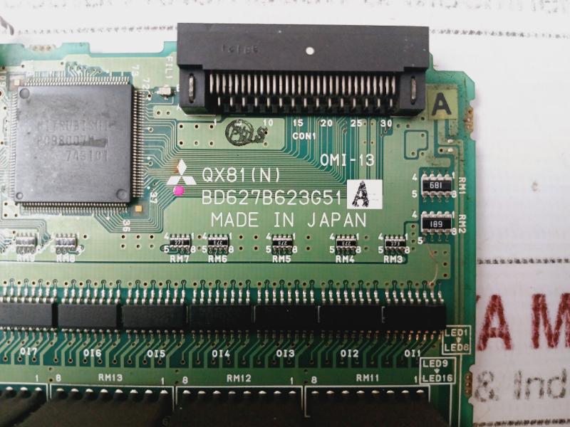 Mitsubishi Electric QX81 (N) Q-Series Input Process PLC Circuit Board, MEC-40V-0