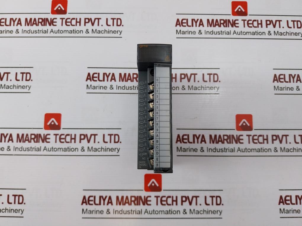 Mitsubishi Electric Melsec-q Qy10 16 Output Module 24Vdc 2A 240Vac 2A Cl.I Div.2