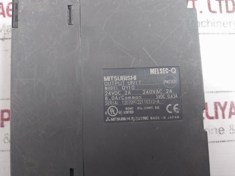 Mitsubishi Electric Qy10 Melsec-q Series Plc Output Module 12/24Vdc 0.1A 2A