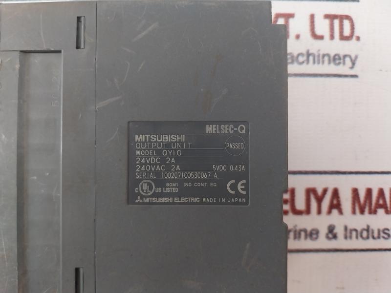 Mitsubishi Electric Qy10 Plc Q Series Output Module 240Vac 2A