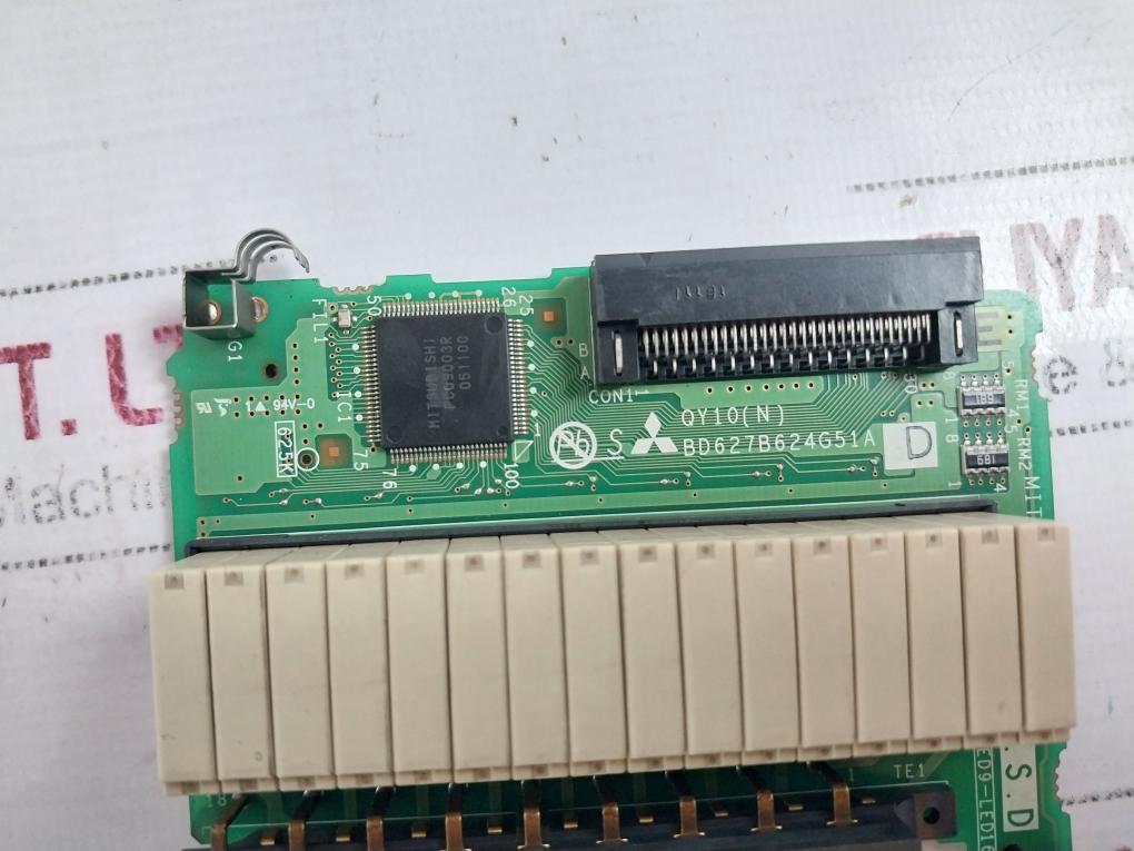 Mitsubishi Electric Qy10(N) Pcb For Plc Q Series Output Module Bd627B624G51A