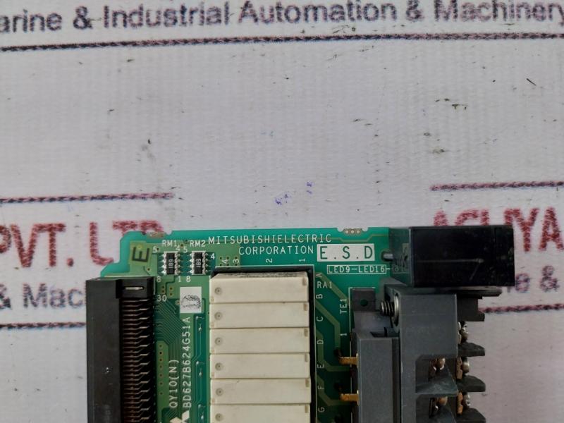 Mitsubishi Electric Qy10 (N) Pcb For Plc Q Series Output Module Bd627B624G51A