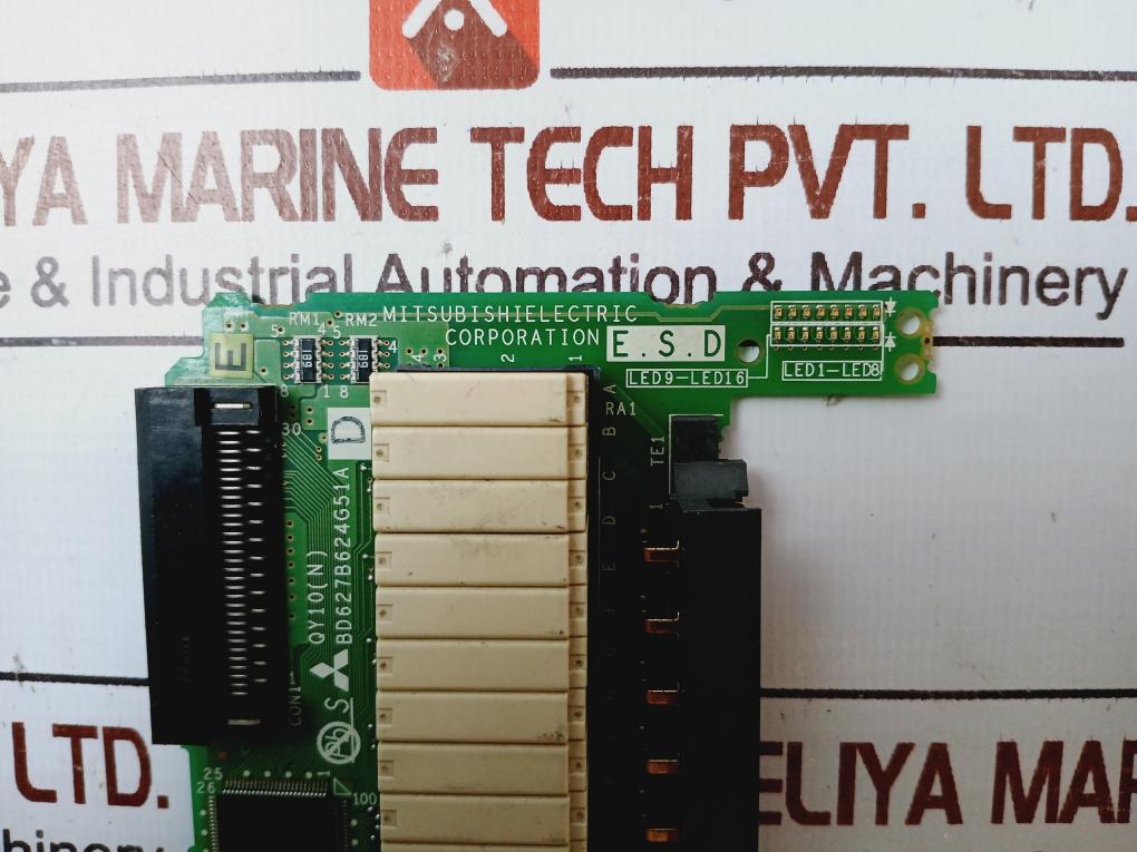 Mitsubishi Electric Qy10(N) Pcb For Plc Q Series Output Module Bd627B624G51A D