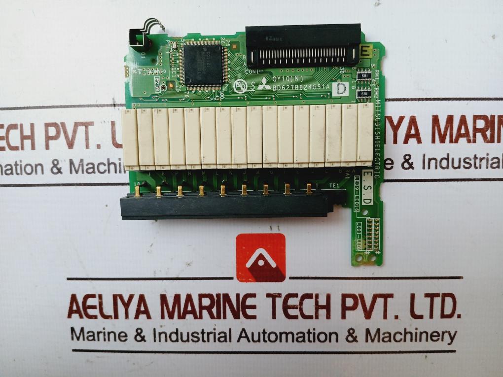 Mitsubishi Electric Qy10(N) Pcb For Plc Q Series Output Module Bd627B624G51A D