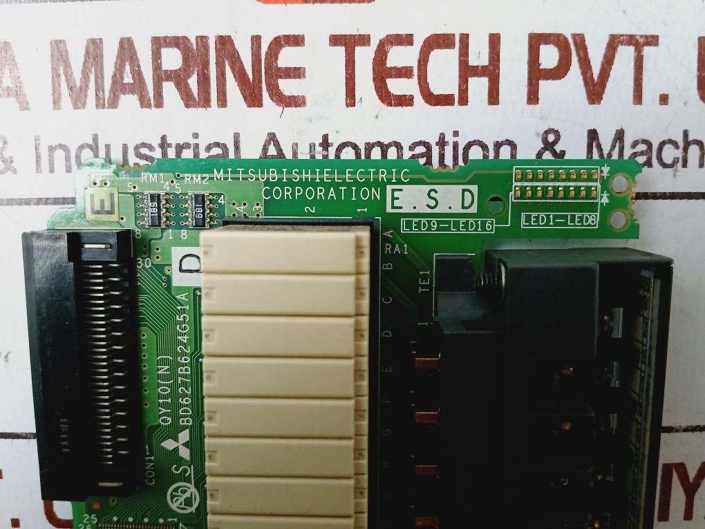 Mitsubishi Electric Qy10 (N) Pcb For Plc Q Series Output Module Bd627B624H01