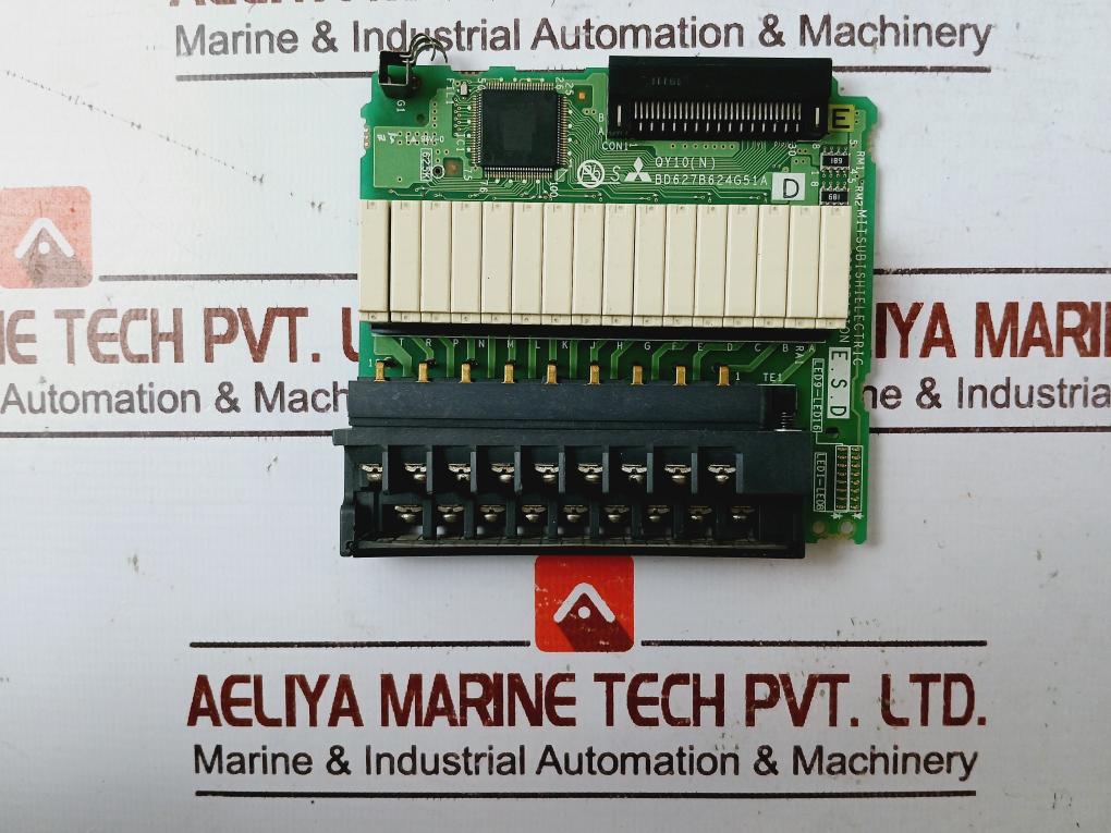 Mitsubishi Electric Qy10 (N) Pcb For Plc Q Series Output Module Bd627B624H01