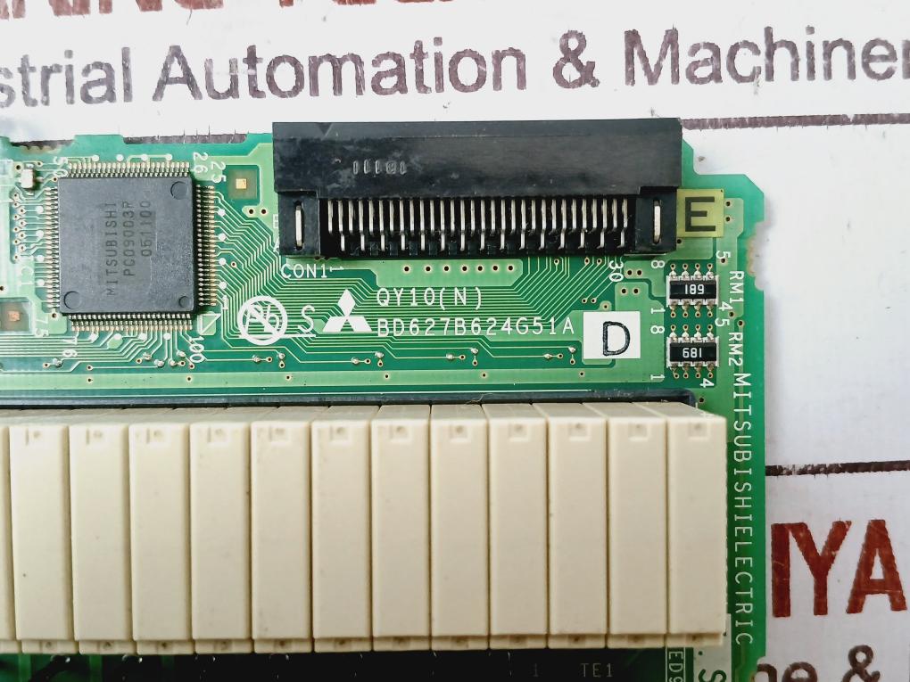 Mitsubishi Electric Qy10 (N) Pcb For Plc Q Series Output Module Bd627B624H01
