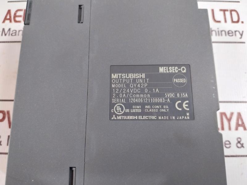 Mitsubishi Electric Qy42P Melsec-q Plc Output Unit 12/24Vdc 0.1A