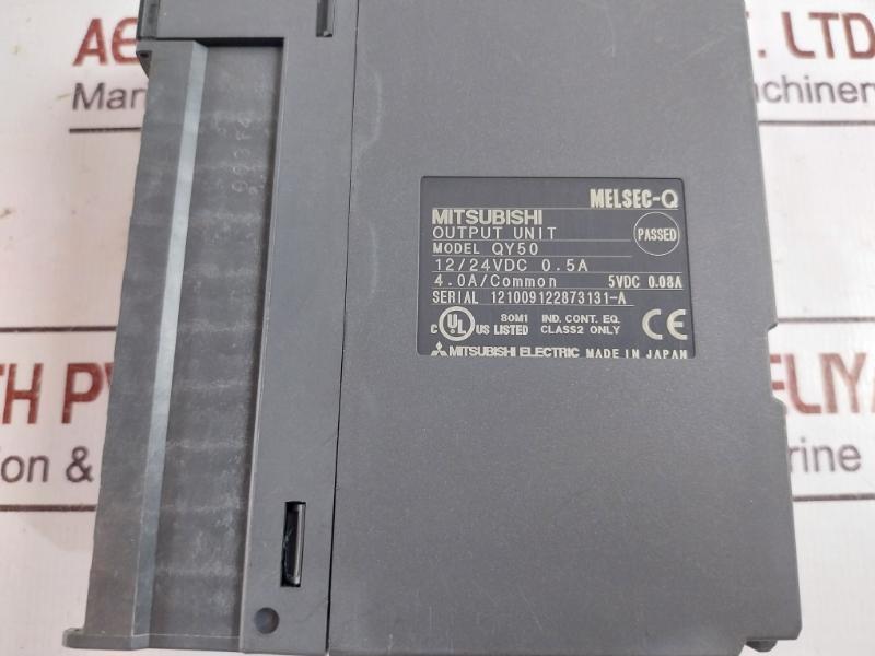 Mitsubishi Electric Qy50 Melsec-q Digital Output Module 12/24Vdc 0.5A