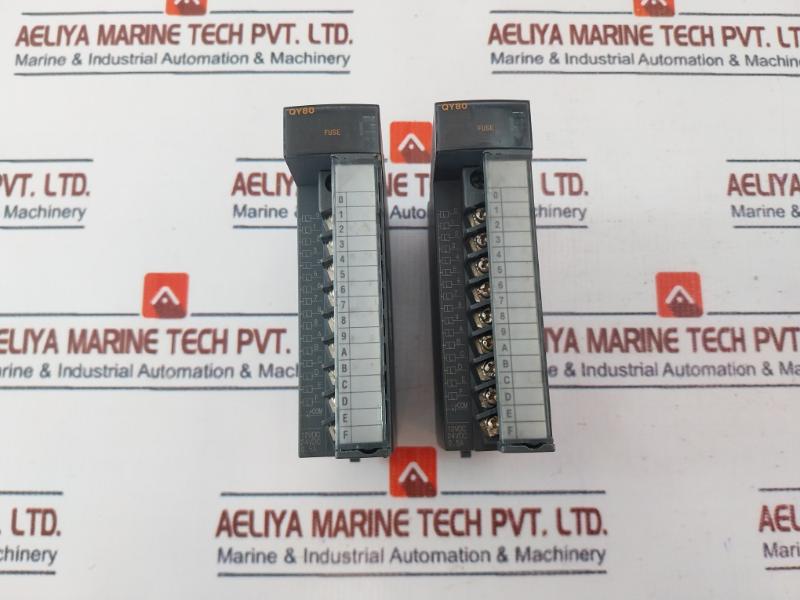 Mitsubishi Electric Melsec-q Qy80 Digital Output Module 12/24Vdc 0.5A