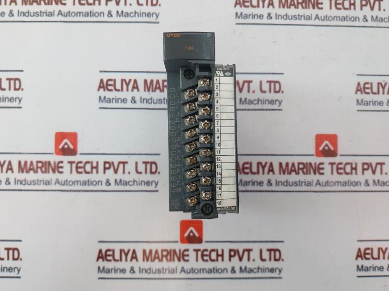 Mitsubishi Electric Melsec-q Qy80 Digital Output Module 12/24Vdc 0.5A